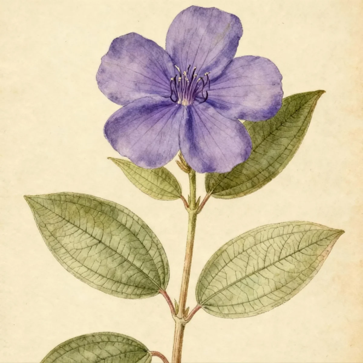 Princess flower (Tibouchina urvilleana)