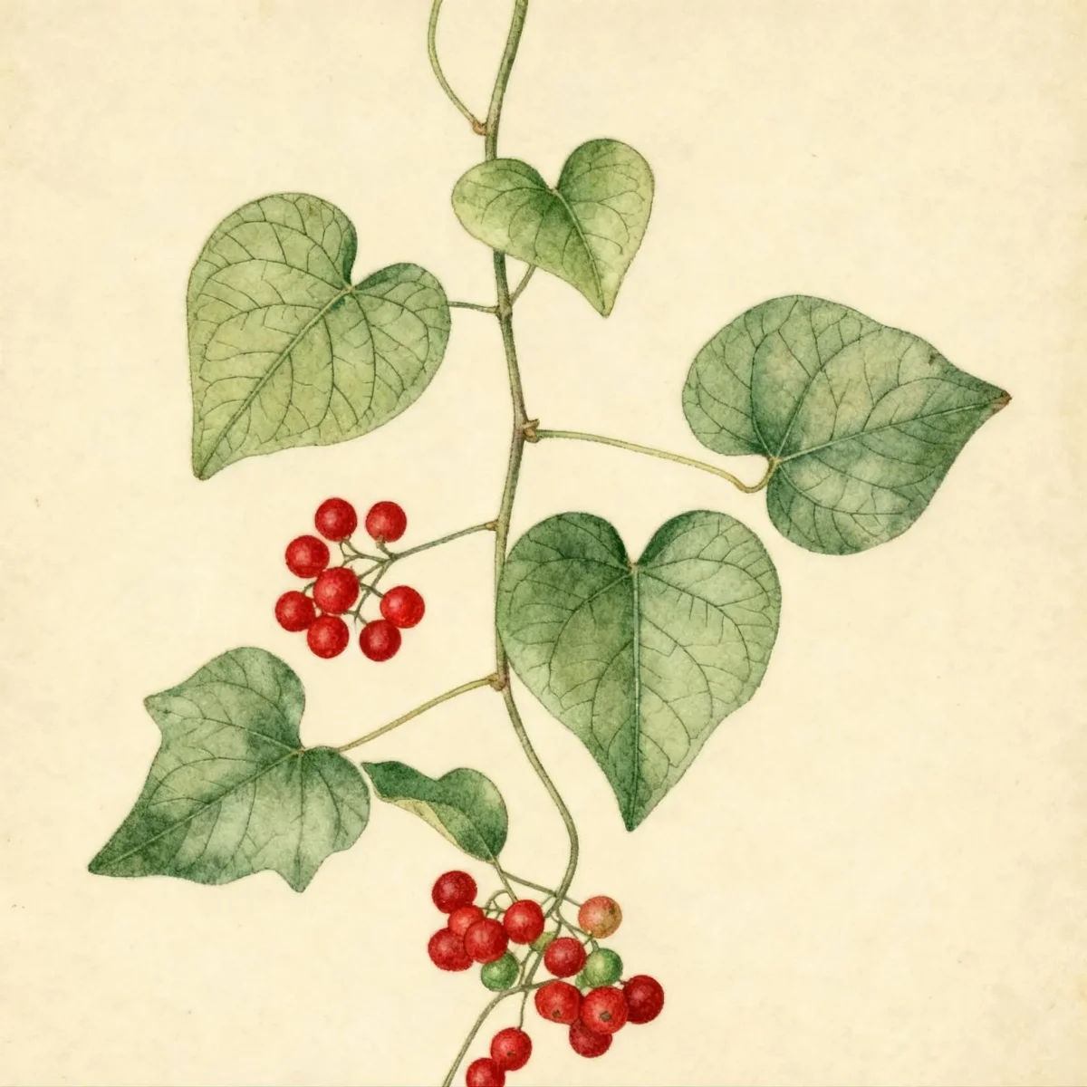 Carolina moonseed (Cocculus carolinus)