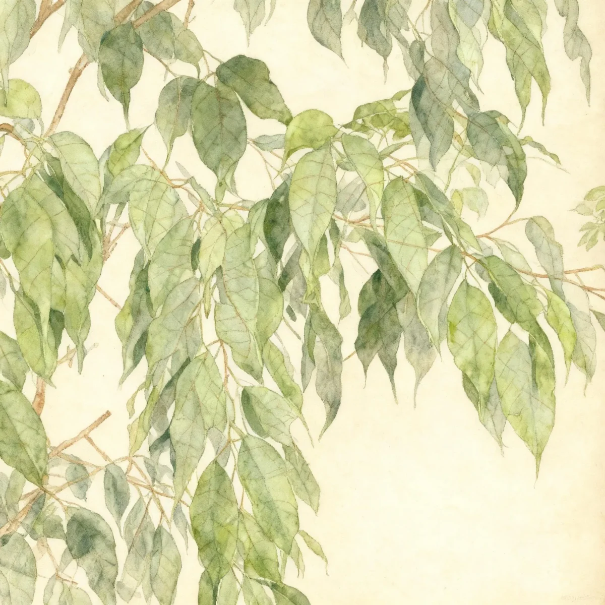 Weeping fig (Ficus benjamina)