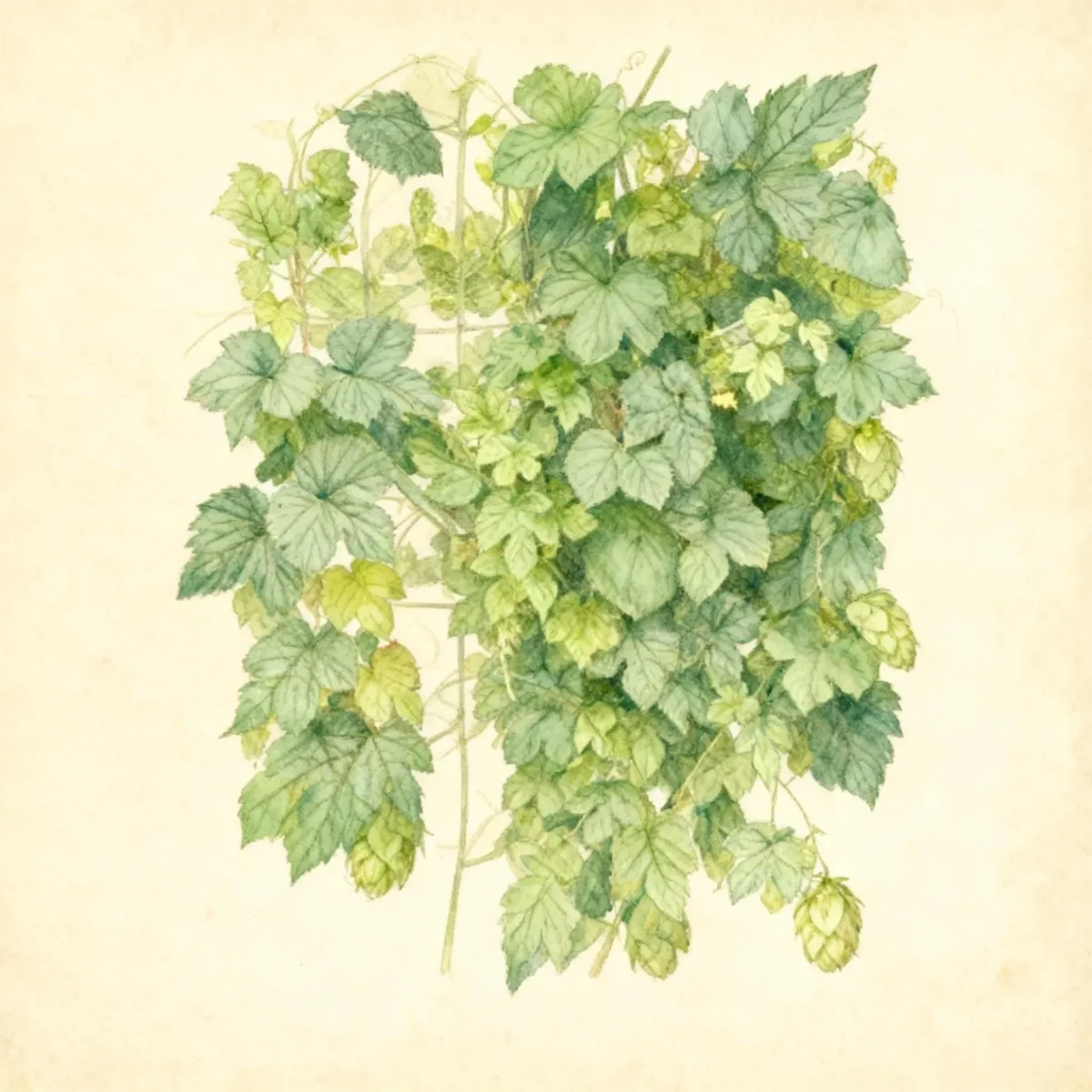 Common hop (Humulus lupulus)