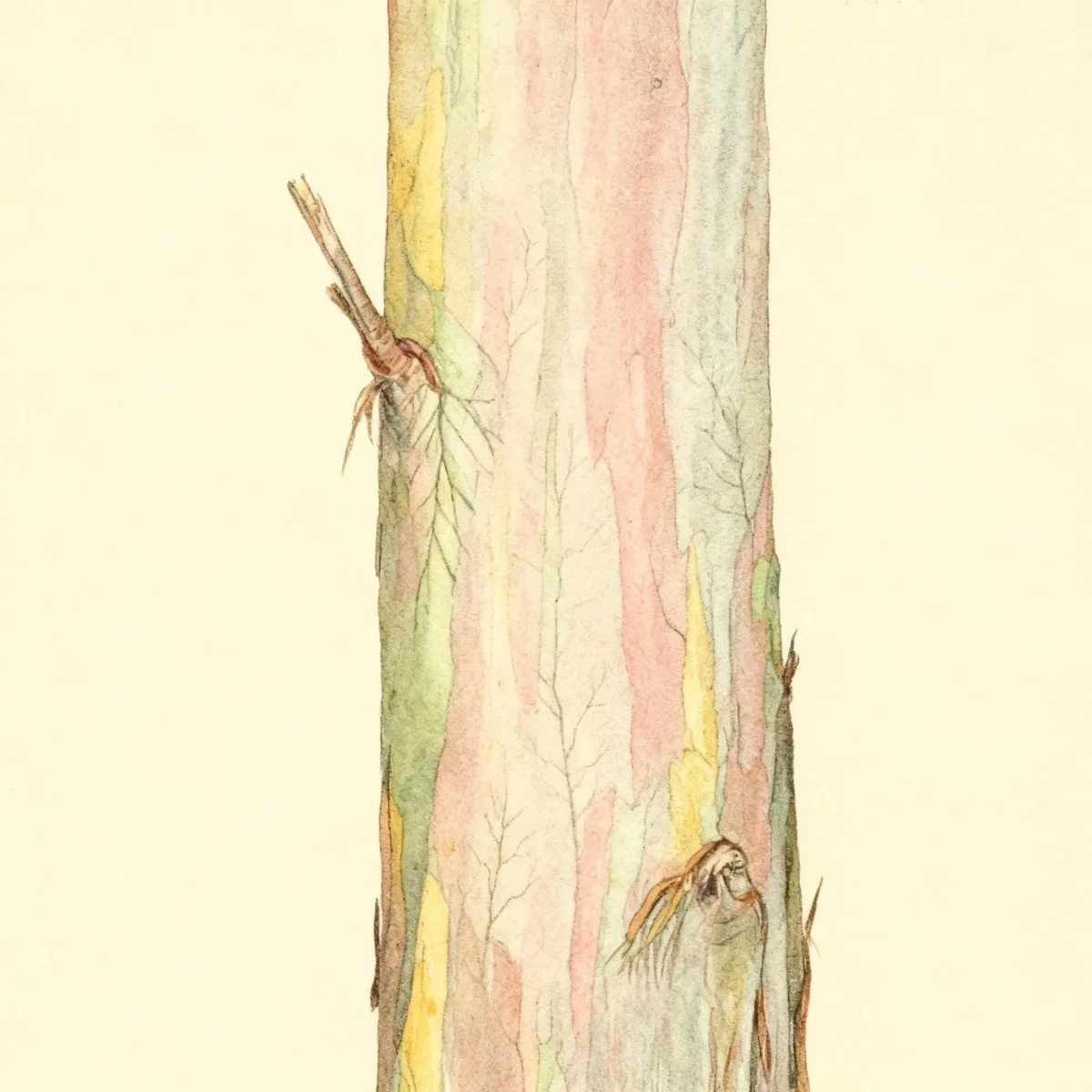 Indonesian gum (Eucalyptus deglupta)