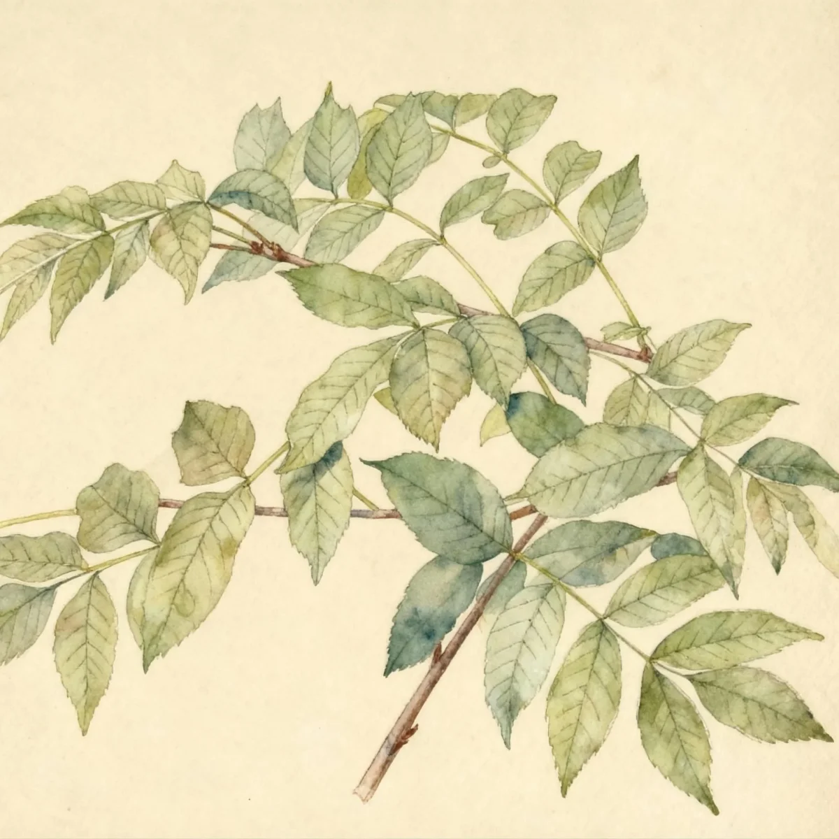 European ash (Fraxinus excelsior)