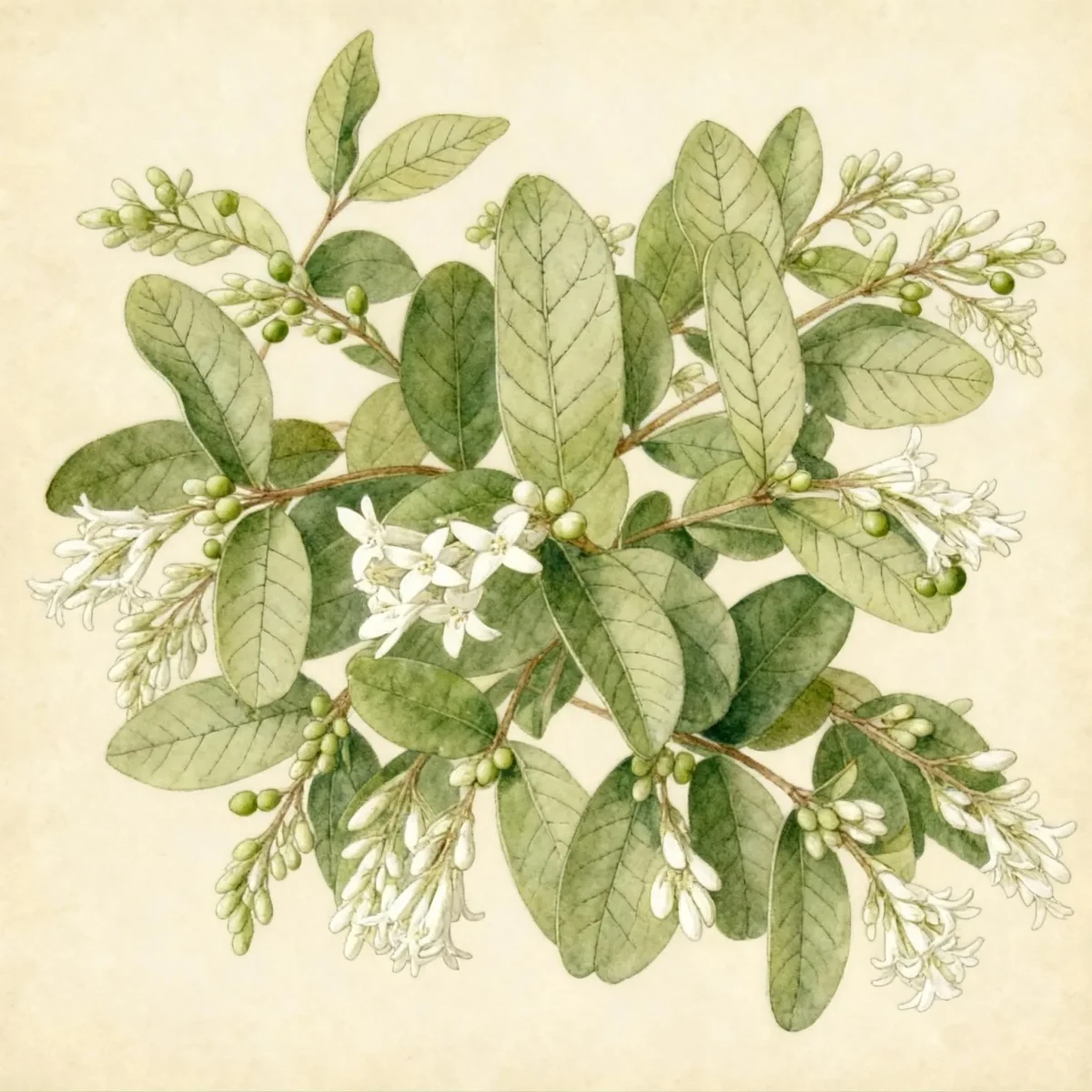 Border privet (Ligustrum obtusifolium)