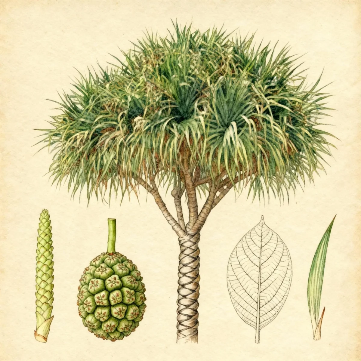 Screw pine (Pandanus tectorius)