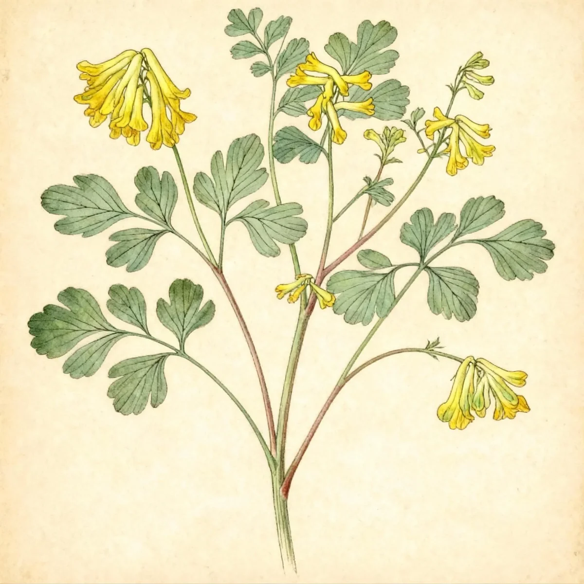 Corydalis (Corydalis lutea)