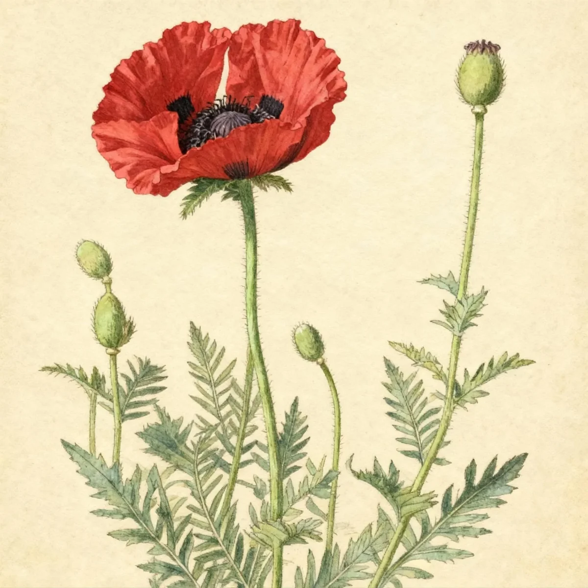 Poppy (Papaver bracteatum)