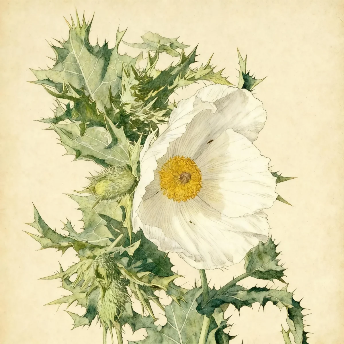 Prickly poppy (Argemone polyanthemos)