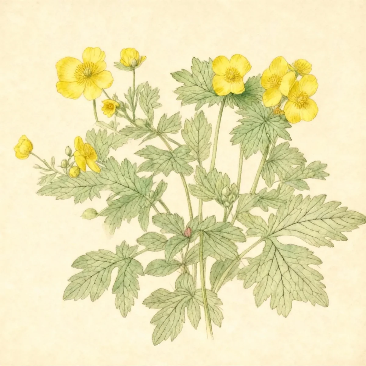 Celandine poppy (Stylophorum diphyllum)
