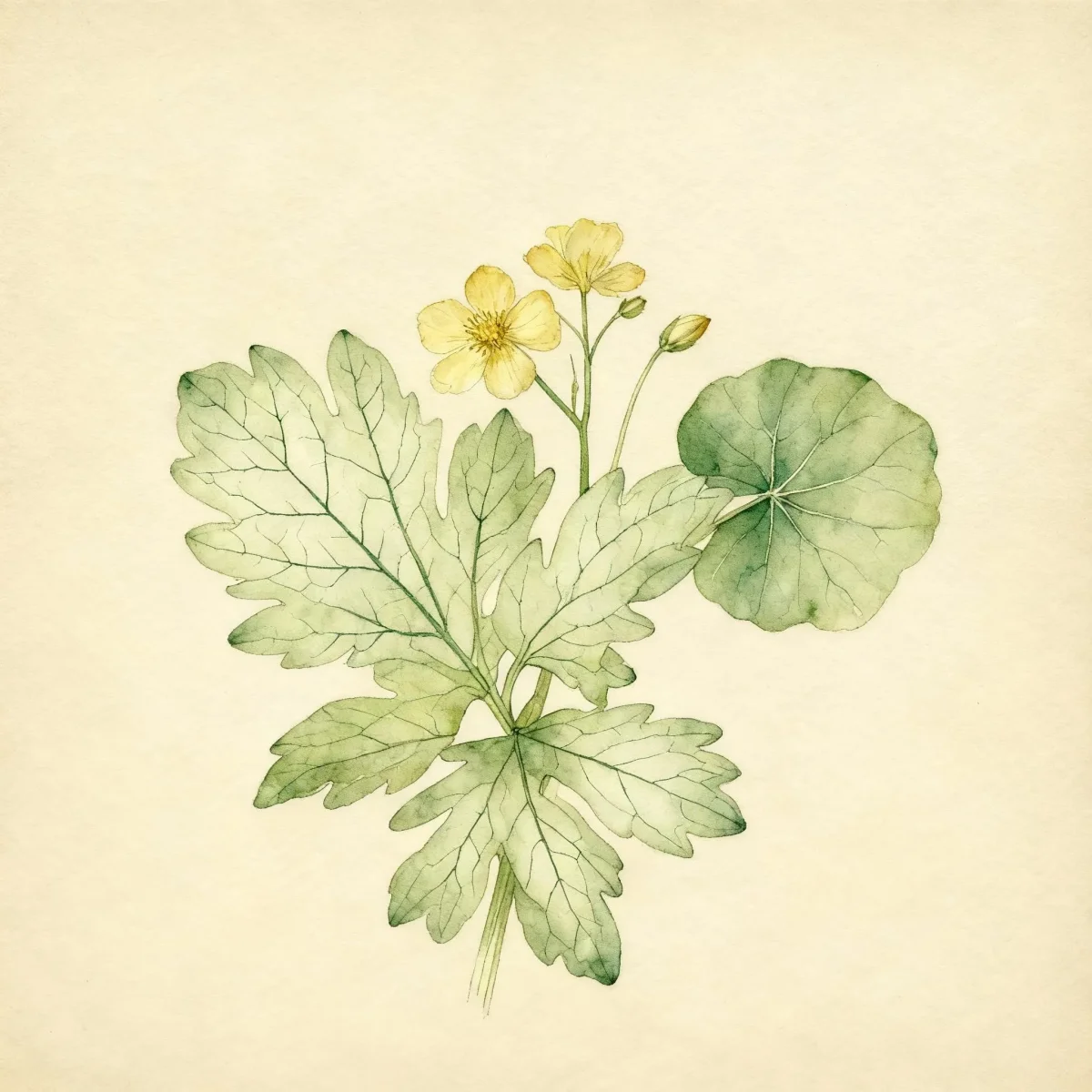 Greater celandine (Chelidonium majus)