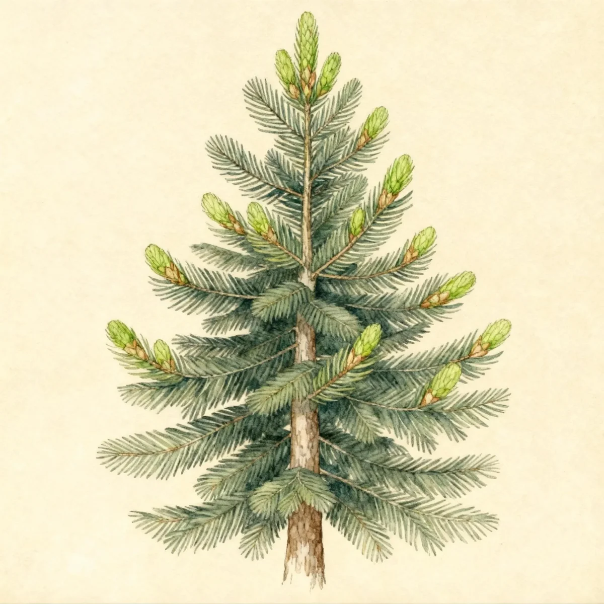 Caucasian fir (Abies nordmanniana)