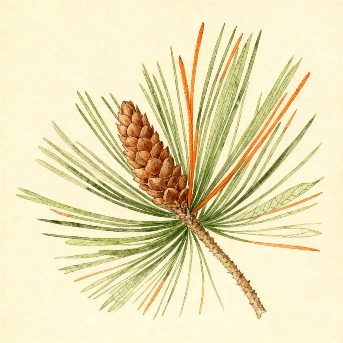 Short-leaf pine (Pinus echinata)