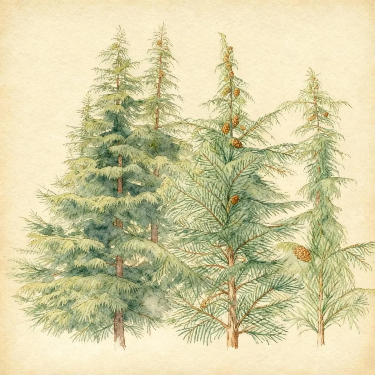 Atlas cedar (Cedrus atlantica)