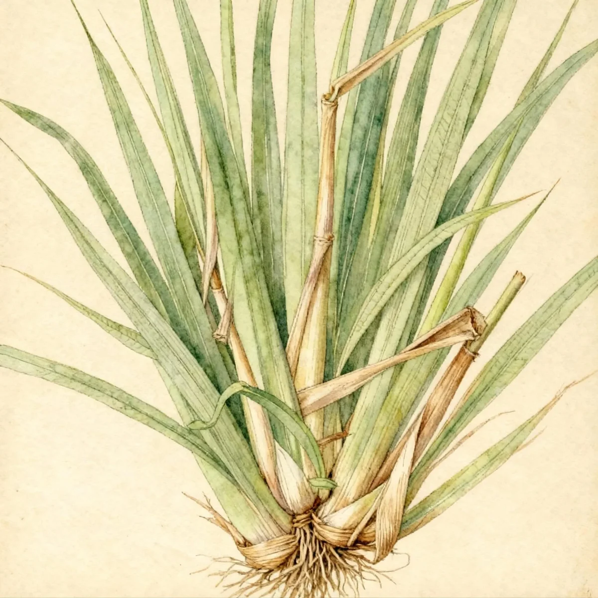 Lemon grass (Cymbopogon citratus)