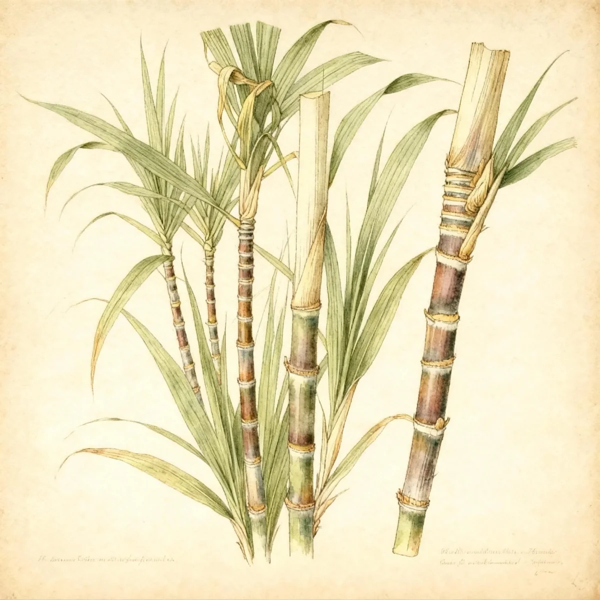 Sugar cane (Saccharum officinarum)