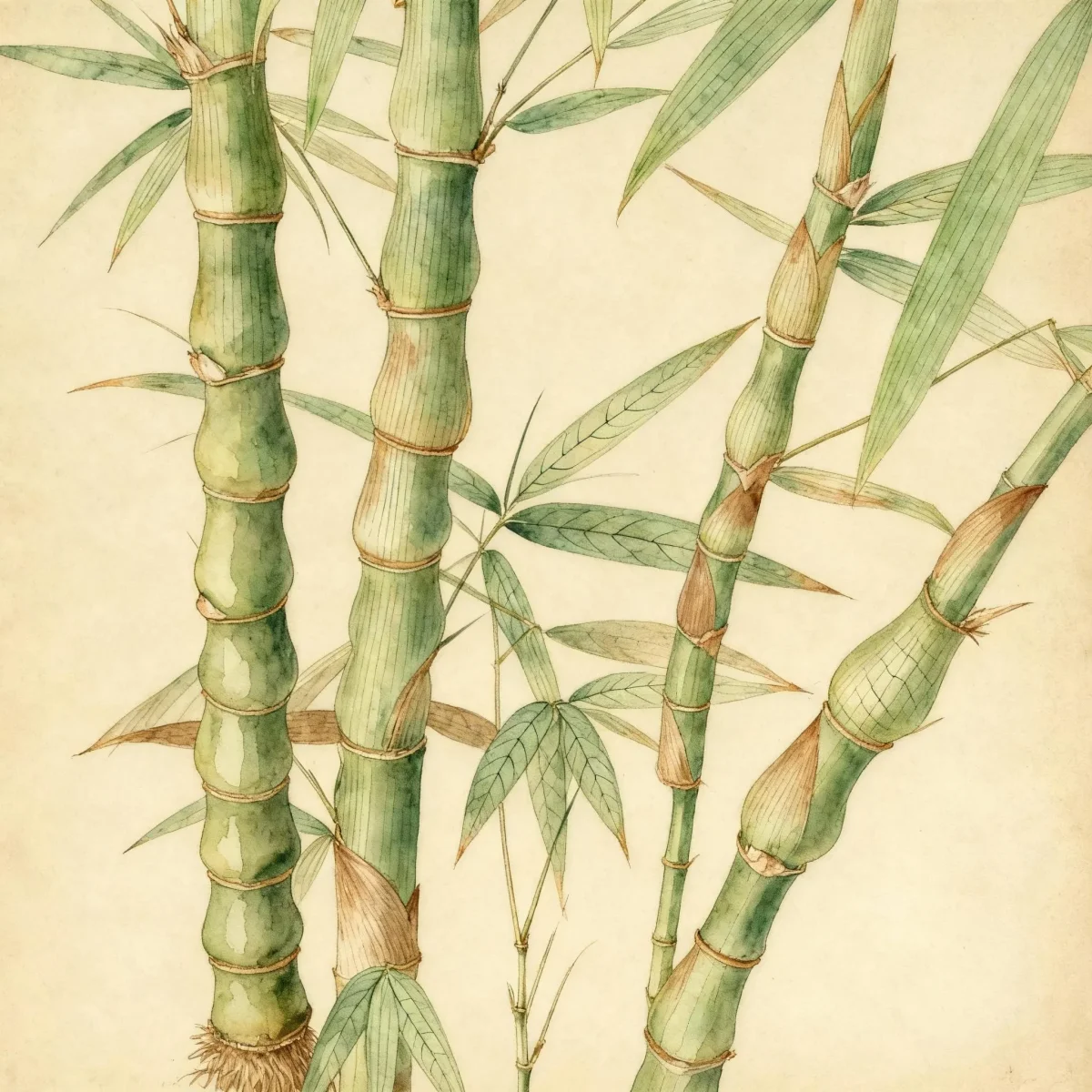 Buddha belly bamboo (Bambusa ventricosa)