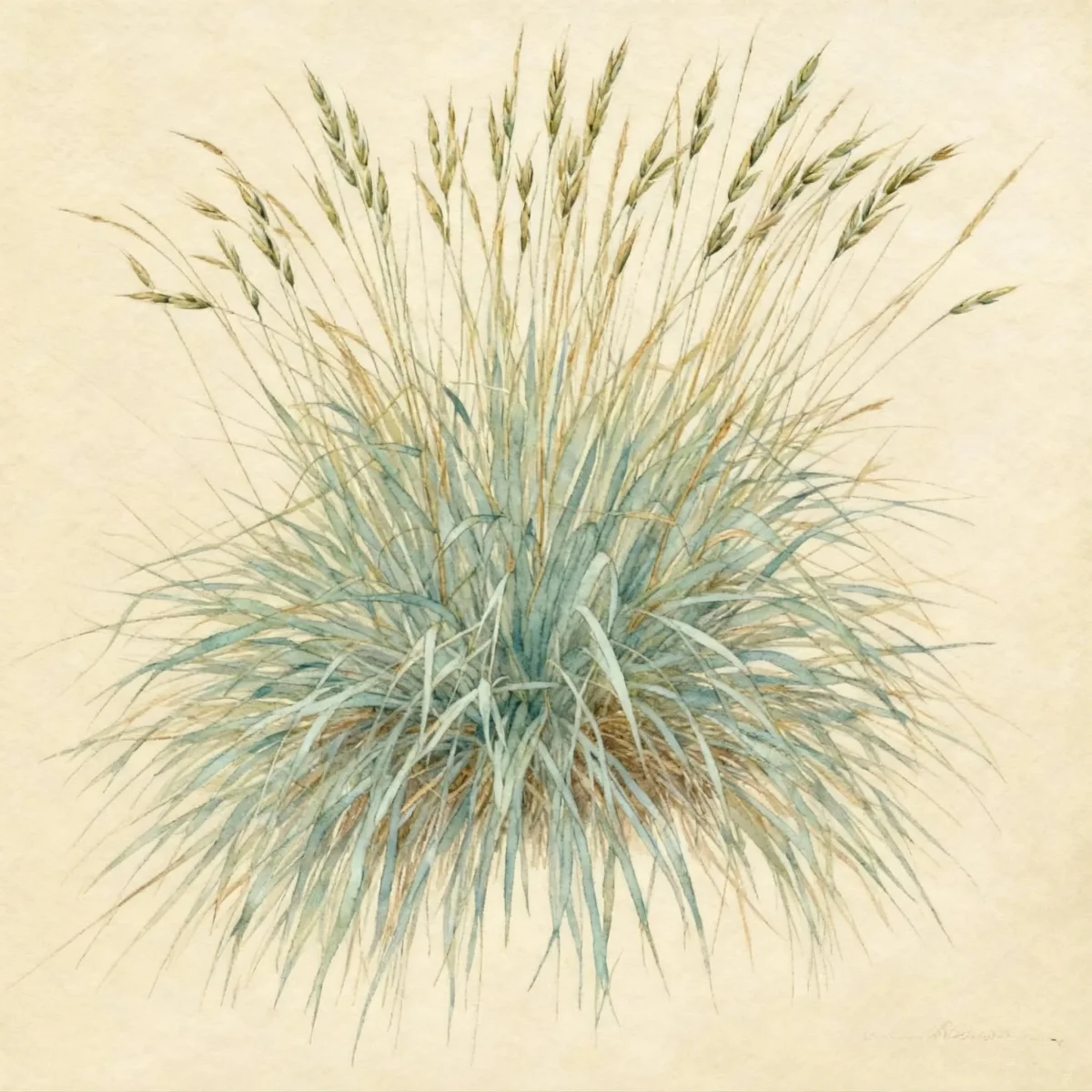 Blue oat grass