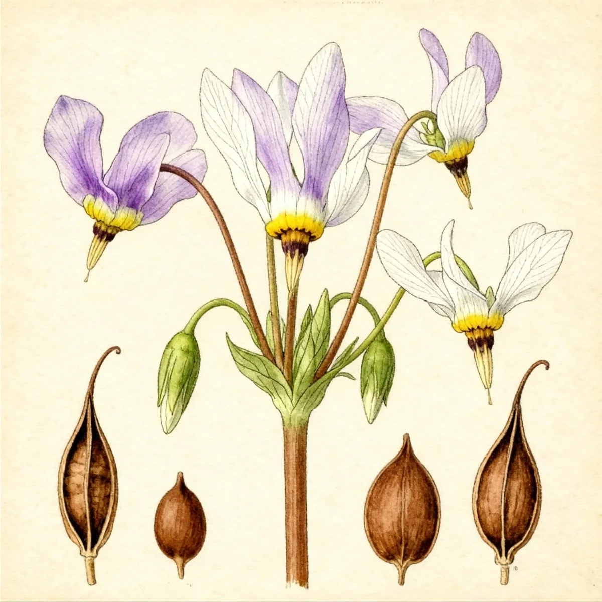 Shooting star (Dodecatheon meadia)