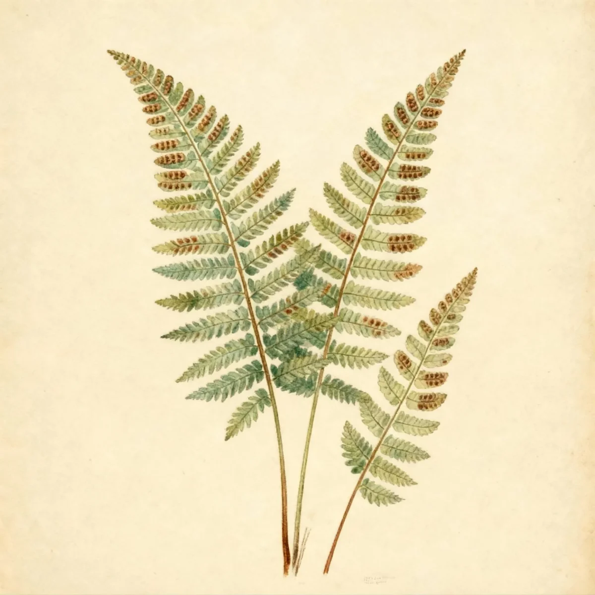 Marginal wood fern (Dryopteris marginalis)