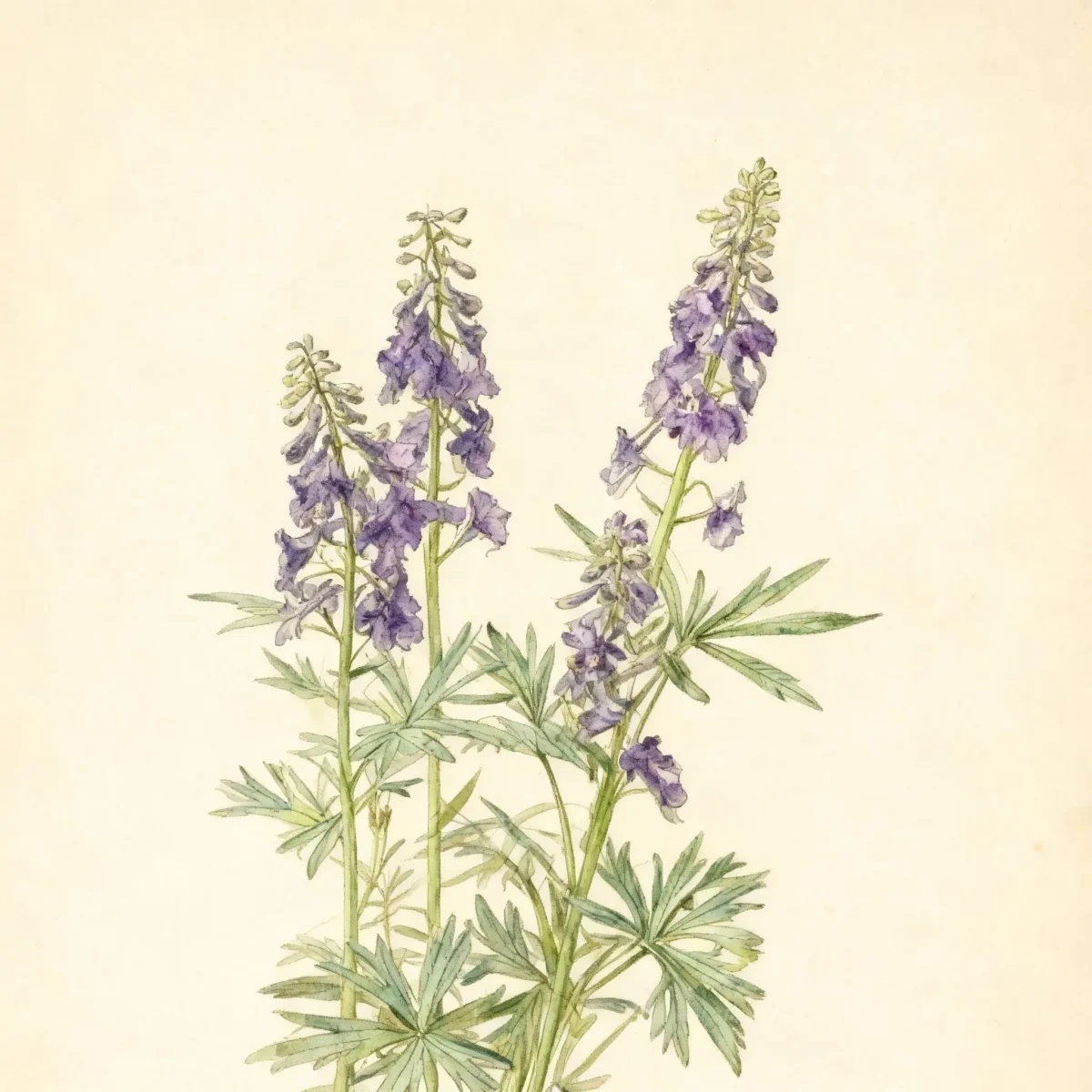 Dwarf larkspur (Delphinium tricorne)