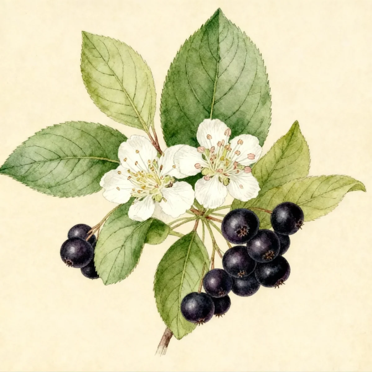 Black chokeberry (Aronia melanocarpa)