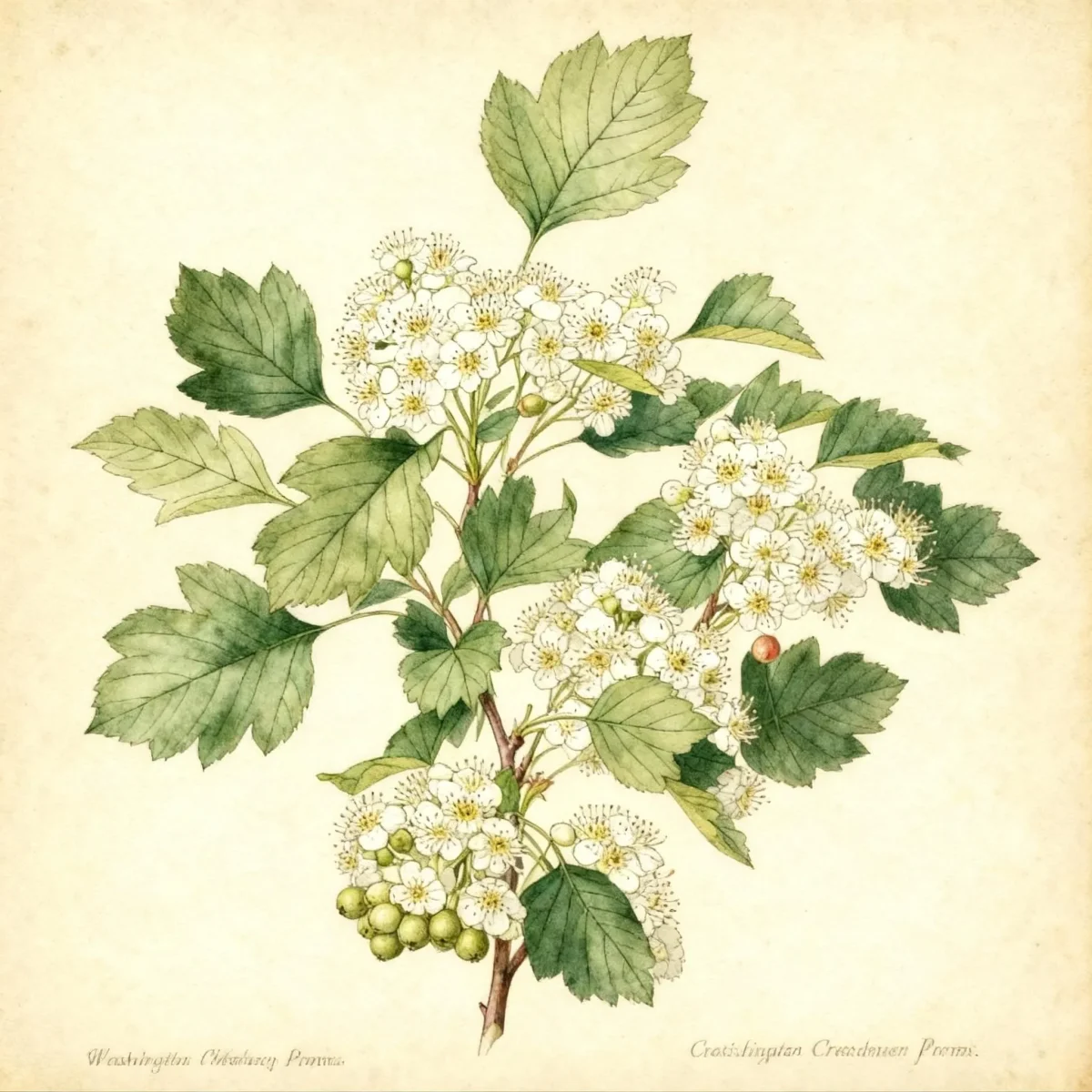 Washington hawthorn (Crataegus phaenopyrum)