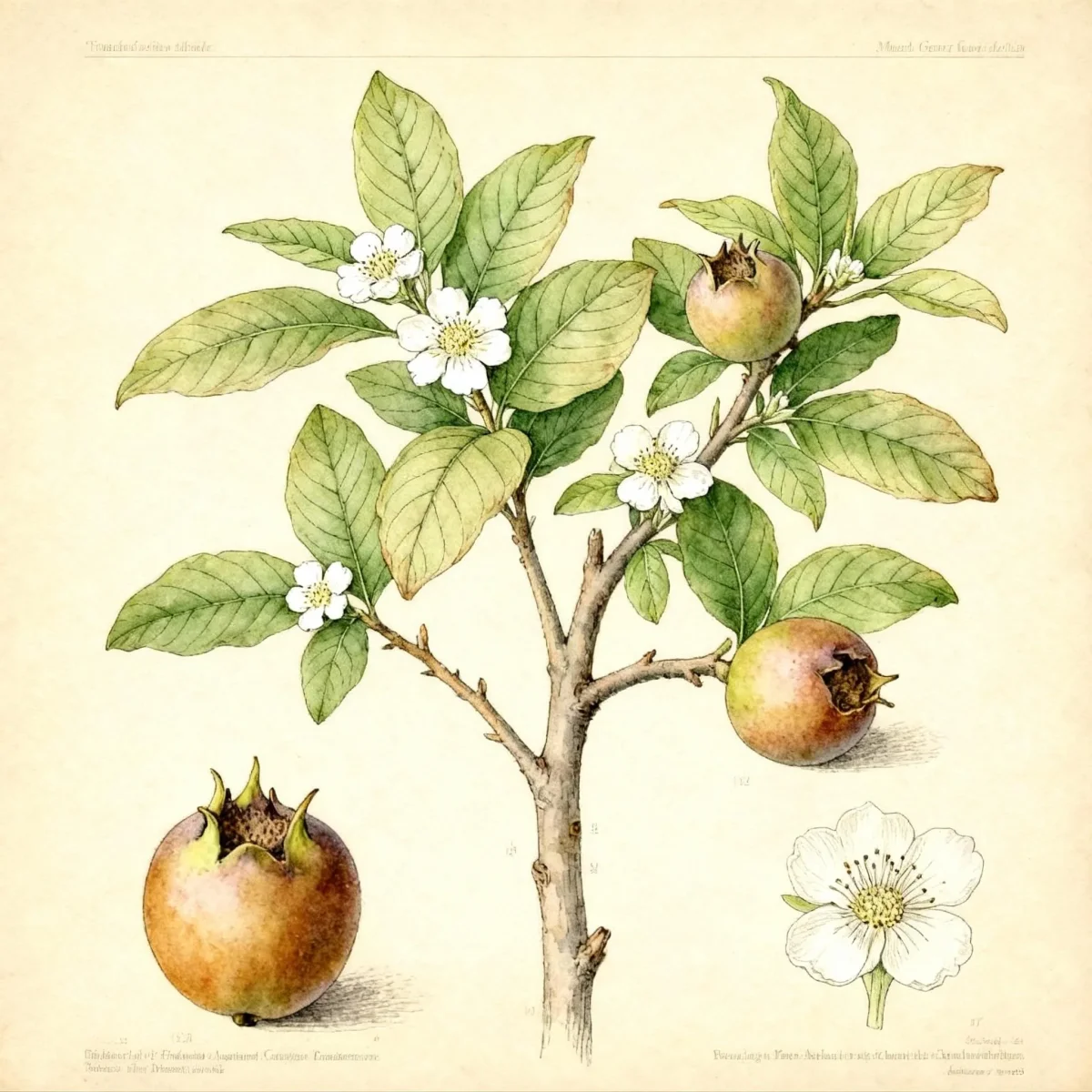Medlar (Mespilus germanica)