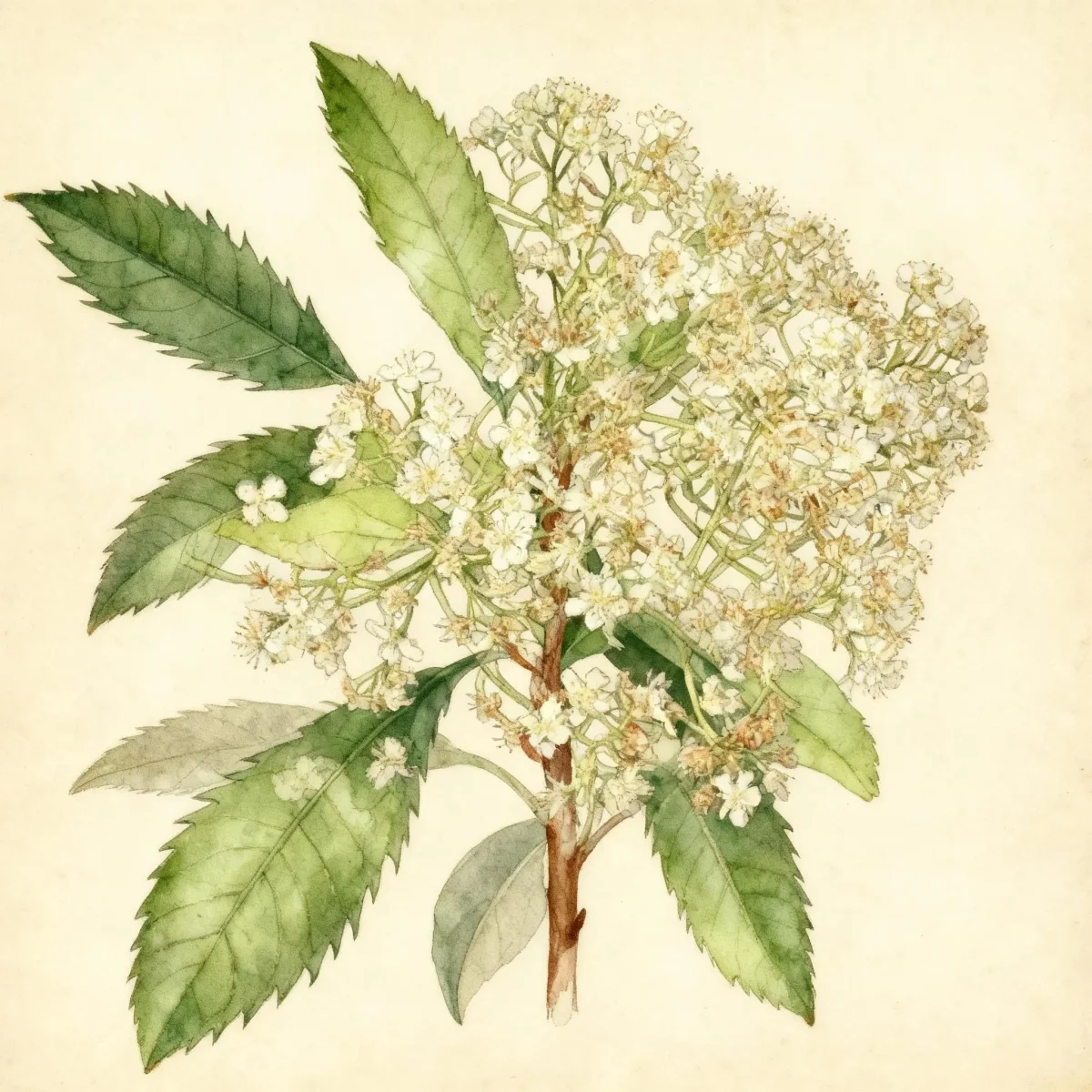 Chinese hawthorn (Photinia serratifolia)