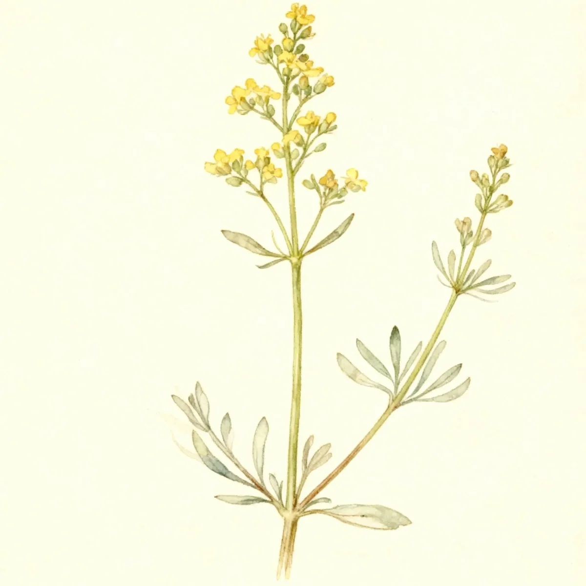 Yellow spring bedstraw (Galium verum)