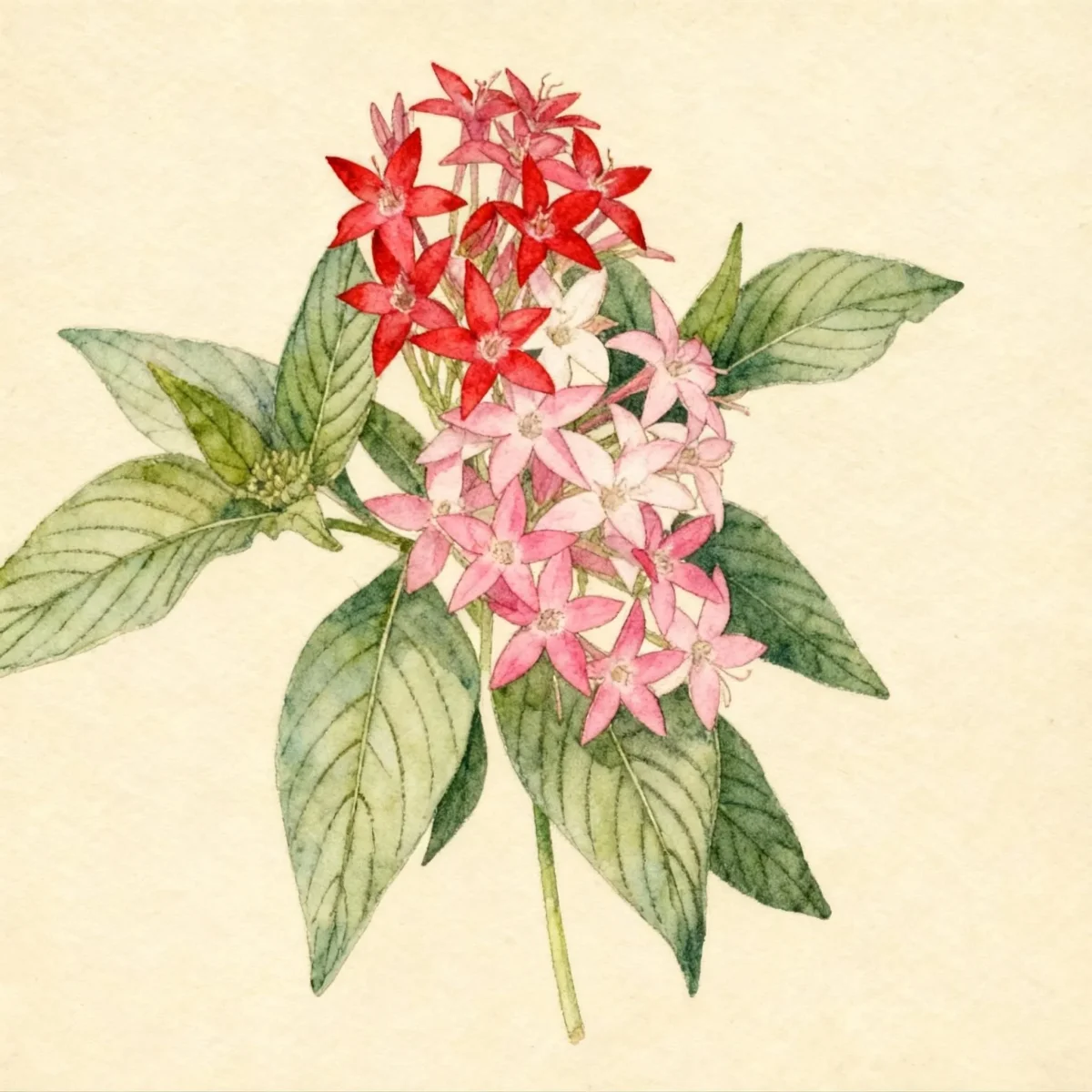 Egyptian star flower (Pentas lanceolata)