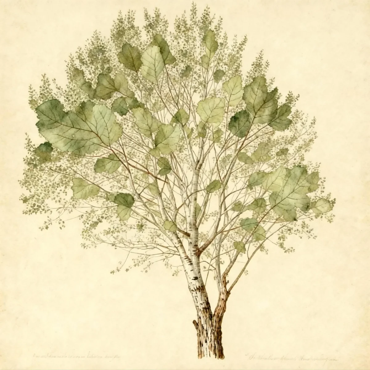 White poplar (Populus alba)