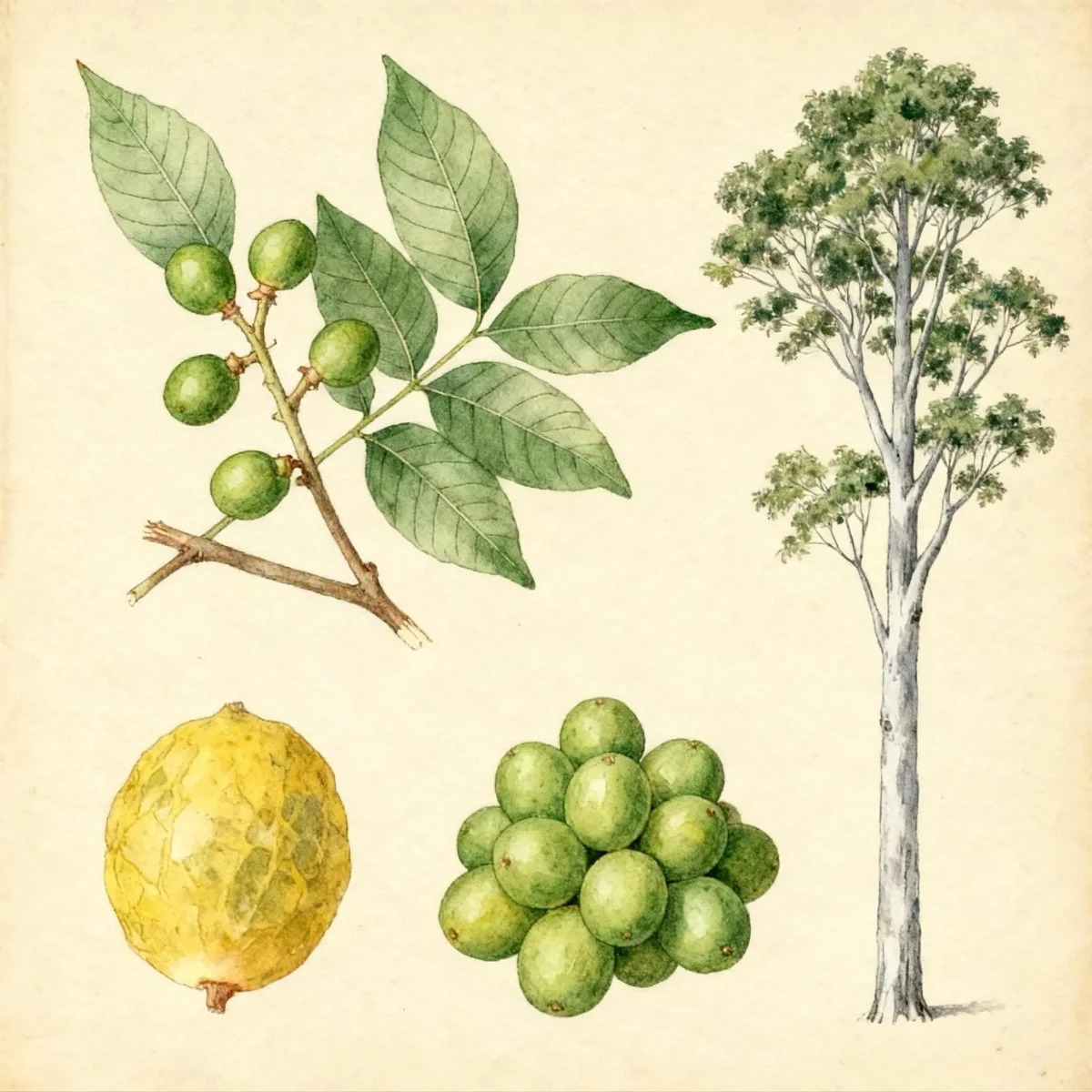 Soapberry (Sapindus saponaria)