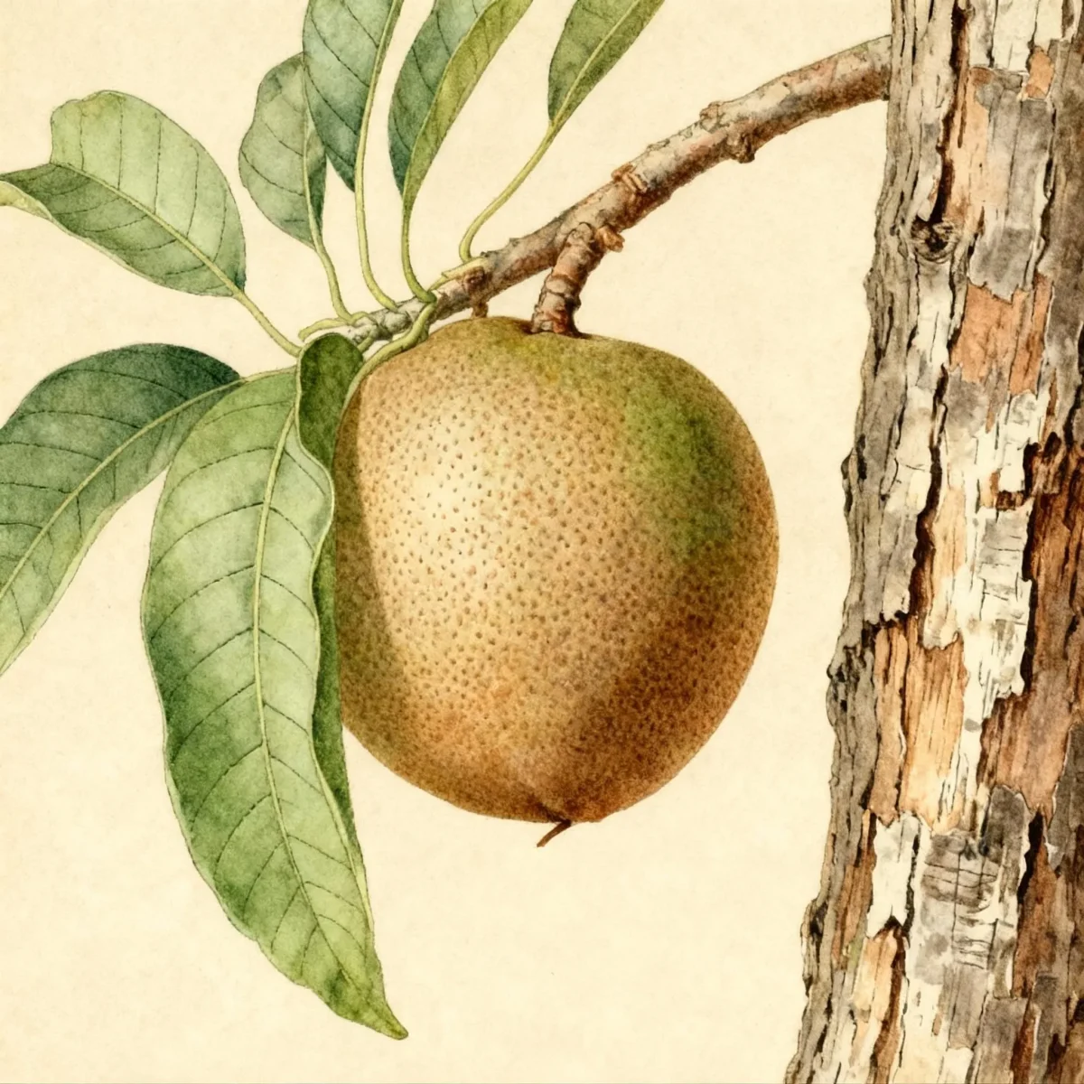 Sapodilla (Manilkara zapota)