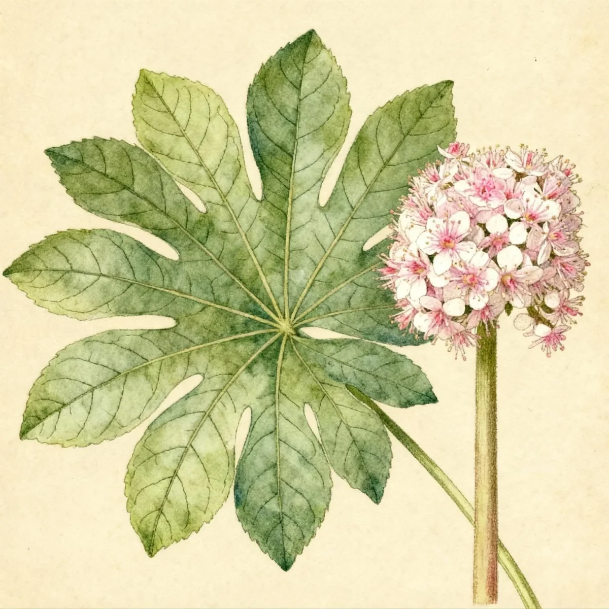 Umbrella plant (Darmera peltata)