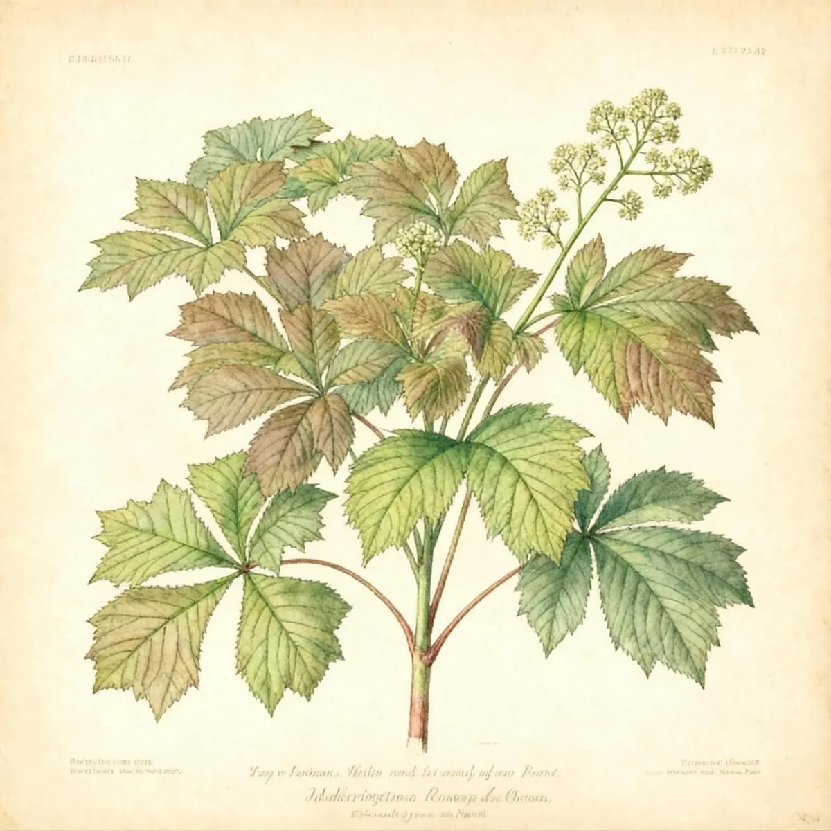 Rodgersia (Rodgersia podophylla)