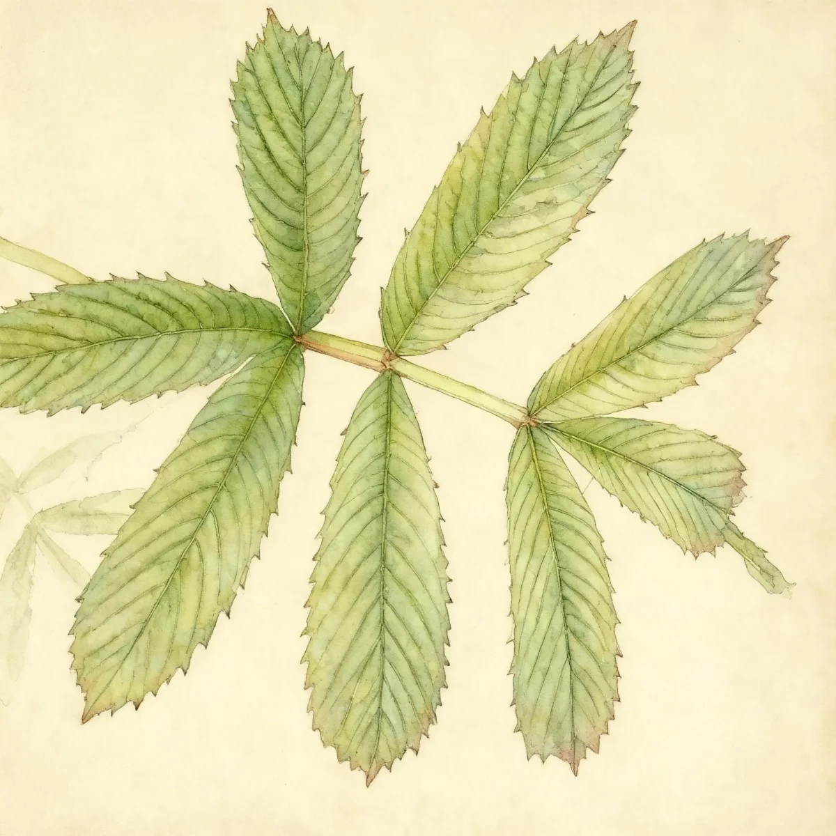 Elderberry rodgersia (Rodgersia sambucifolia)