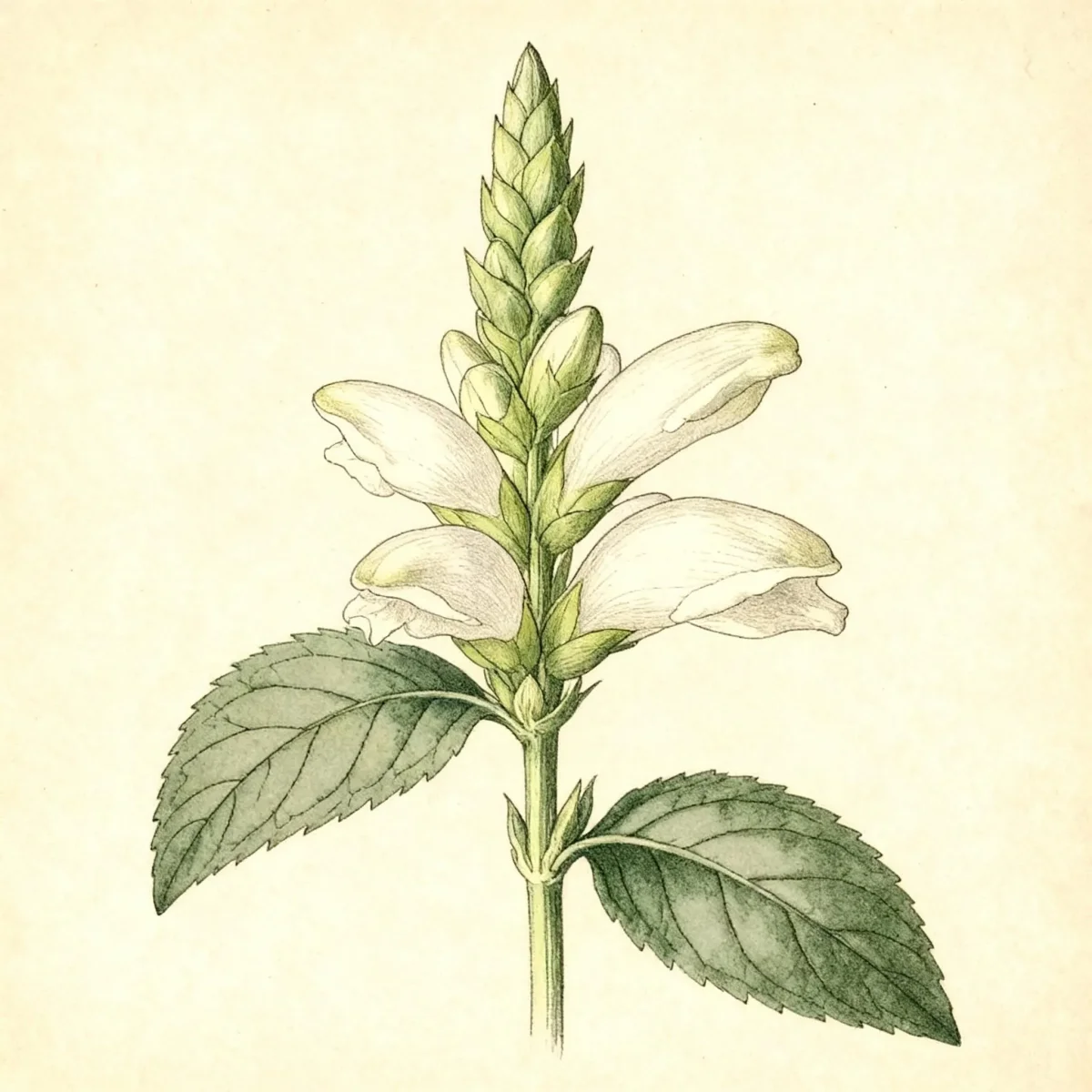 White turtlehead (Chelone glabra)