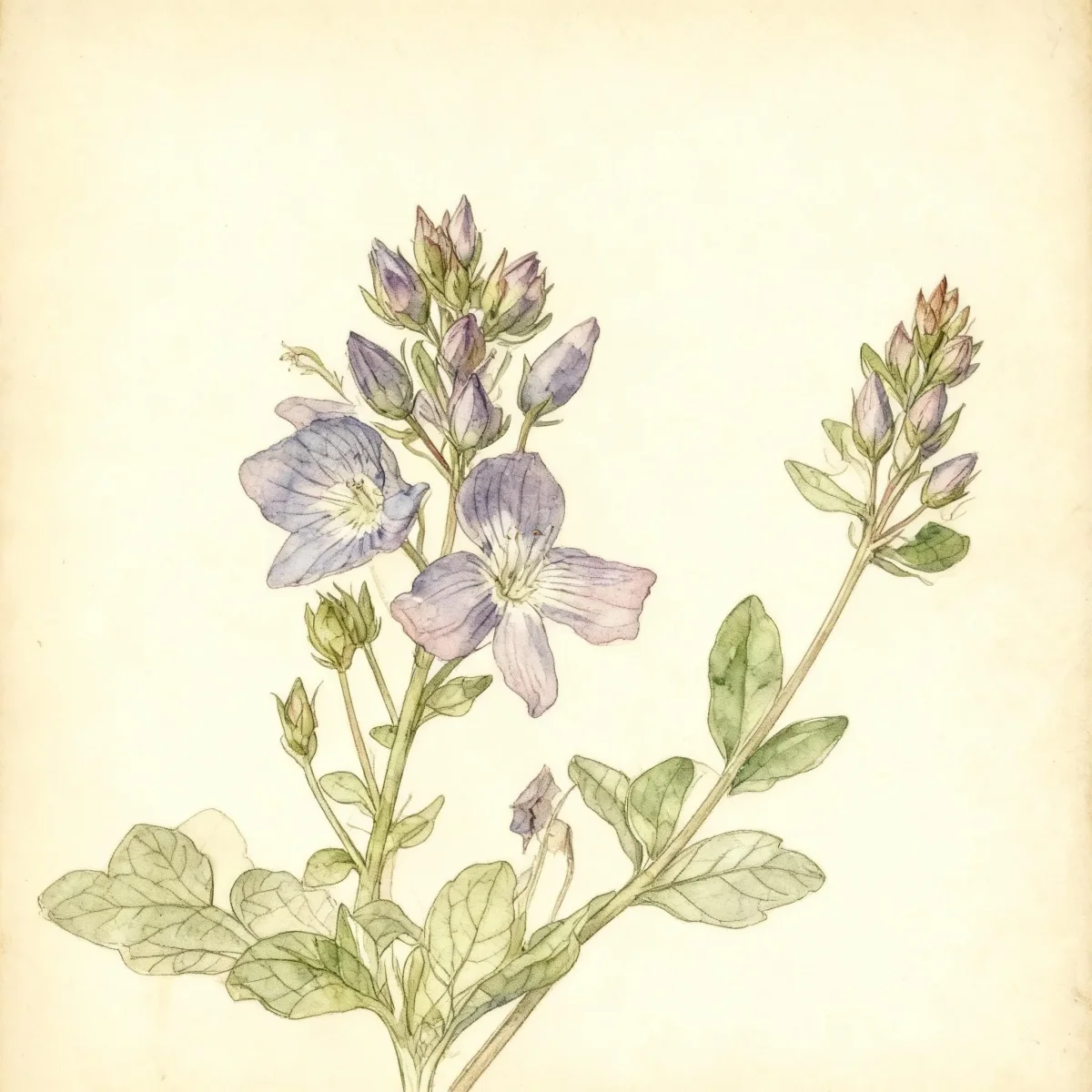 Speedwell (Veronica liwanensis)