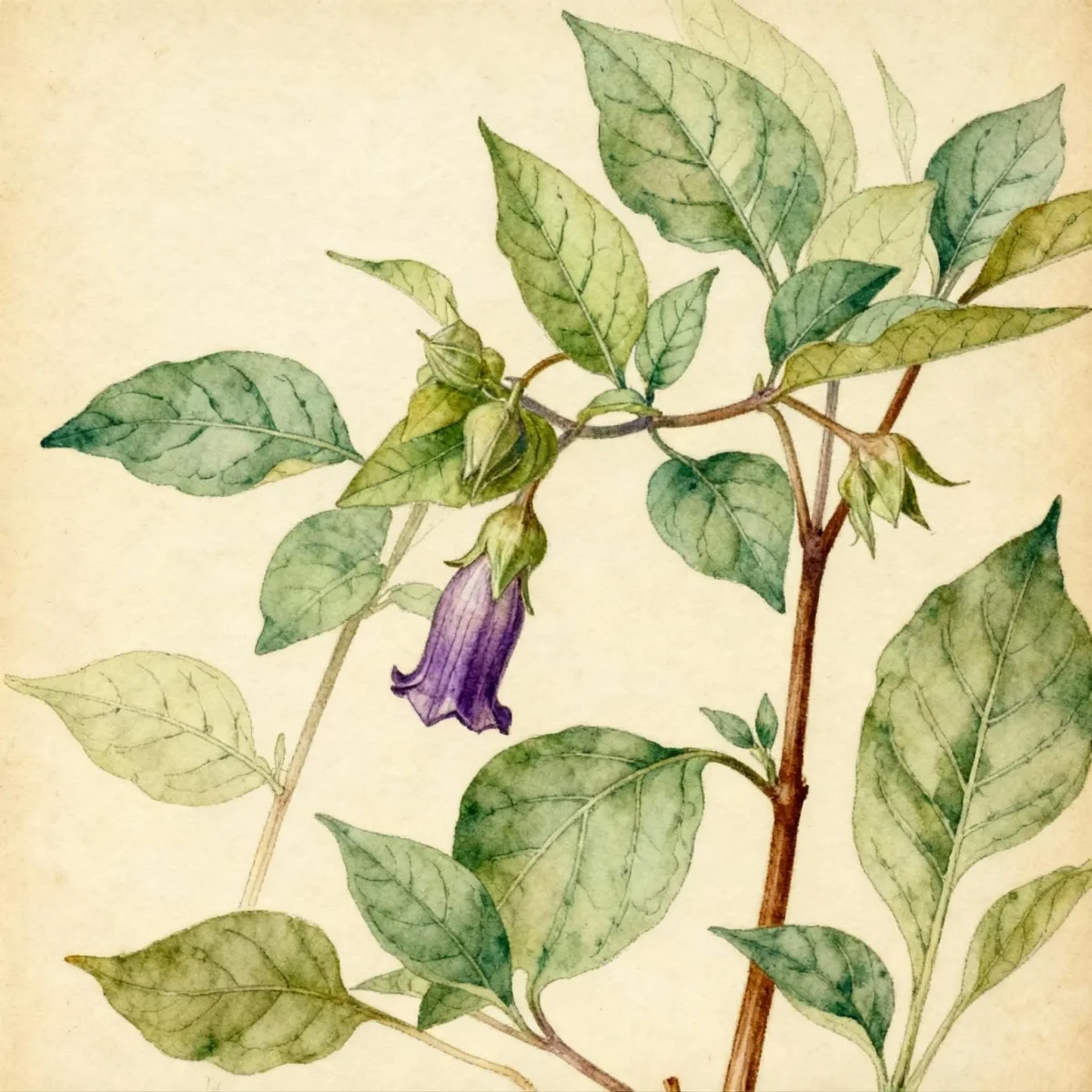 Deadly nightshade (Atropa belladonna)