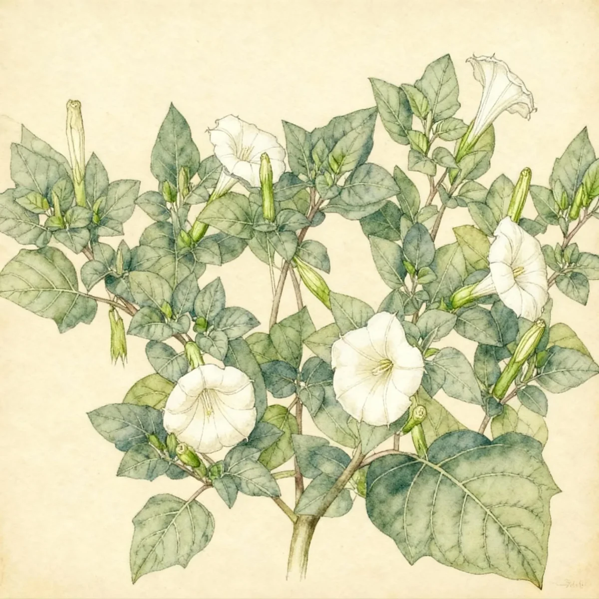 Pricklyburr (Datura inoxia)