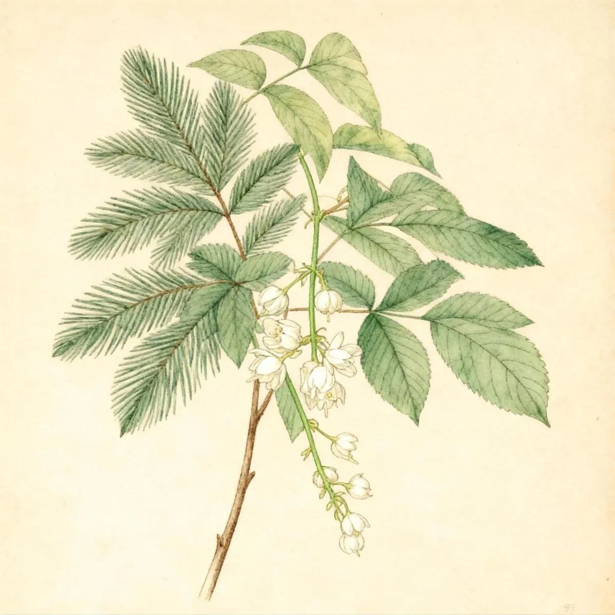 European bladdernut (Staphylea pinnata)