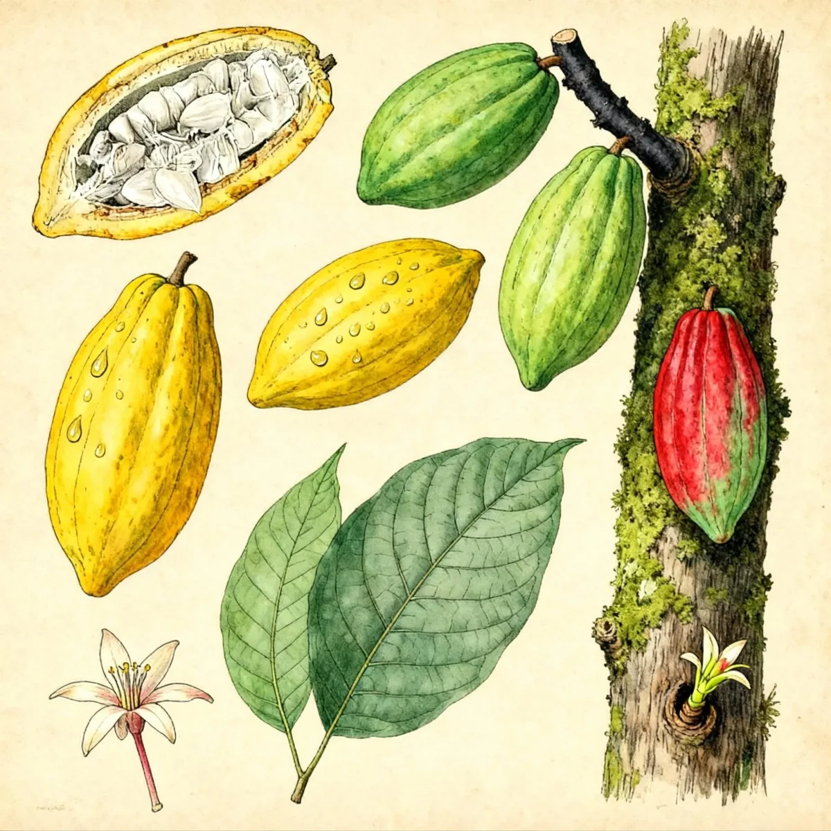 Cacao (Theobroma cacao)