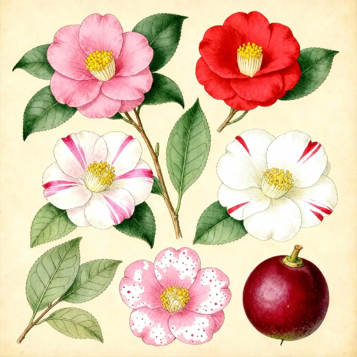 Camellia (Camellia japonica)