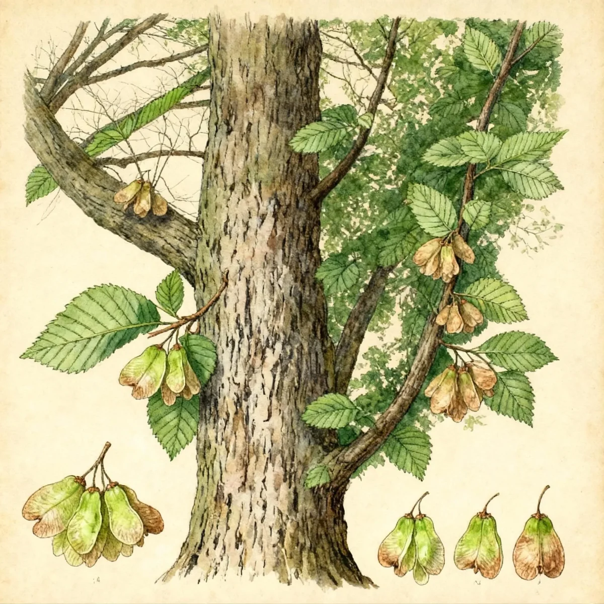 Wych elm (Ulmus glabra)