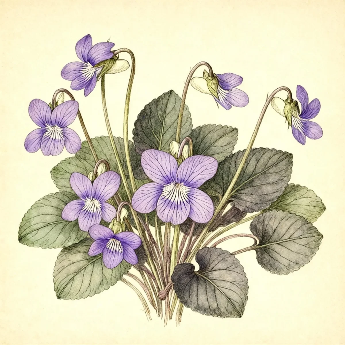 Labrador violet (Viola labradorica)