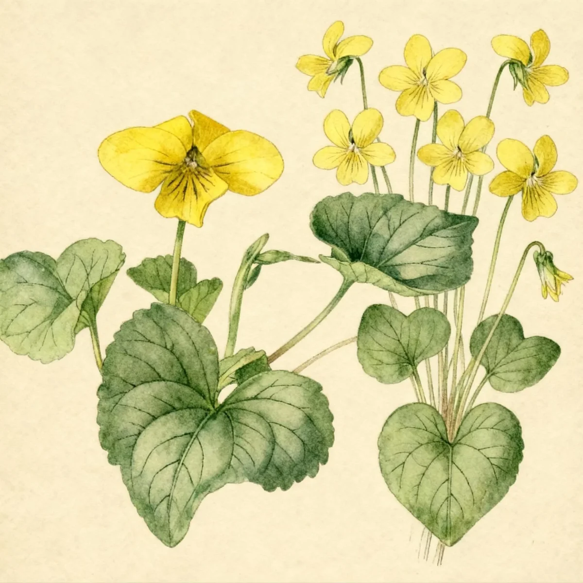 Smooth yellow violet