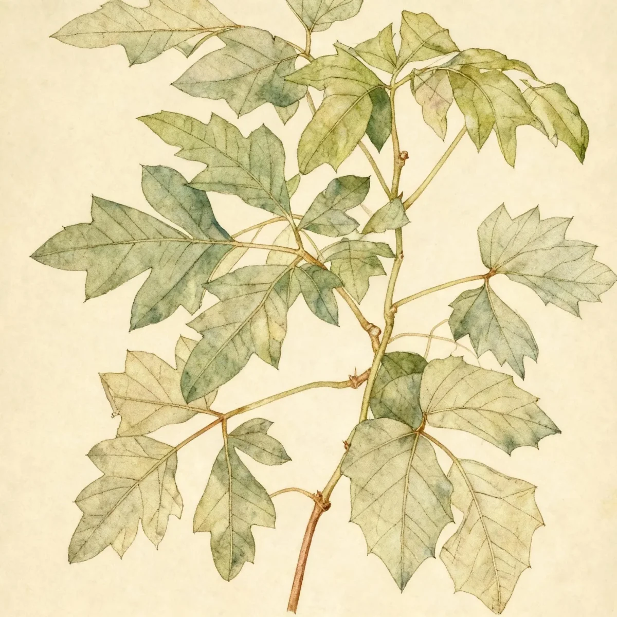 Grape ivy (Cissus alata)