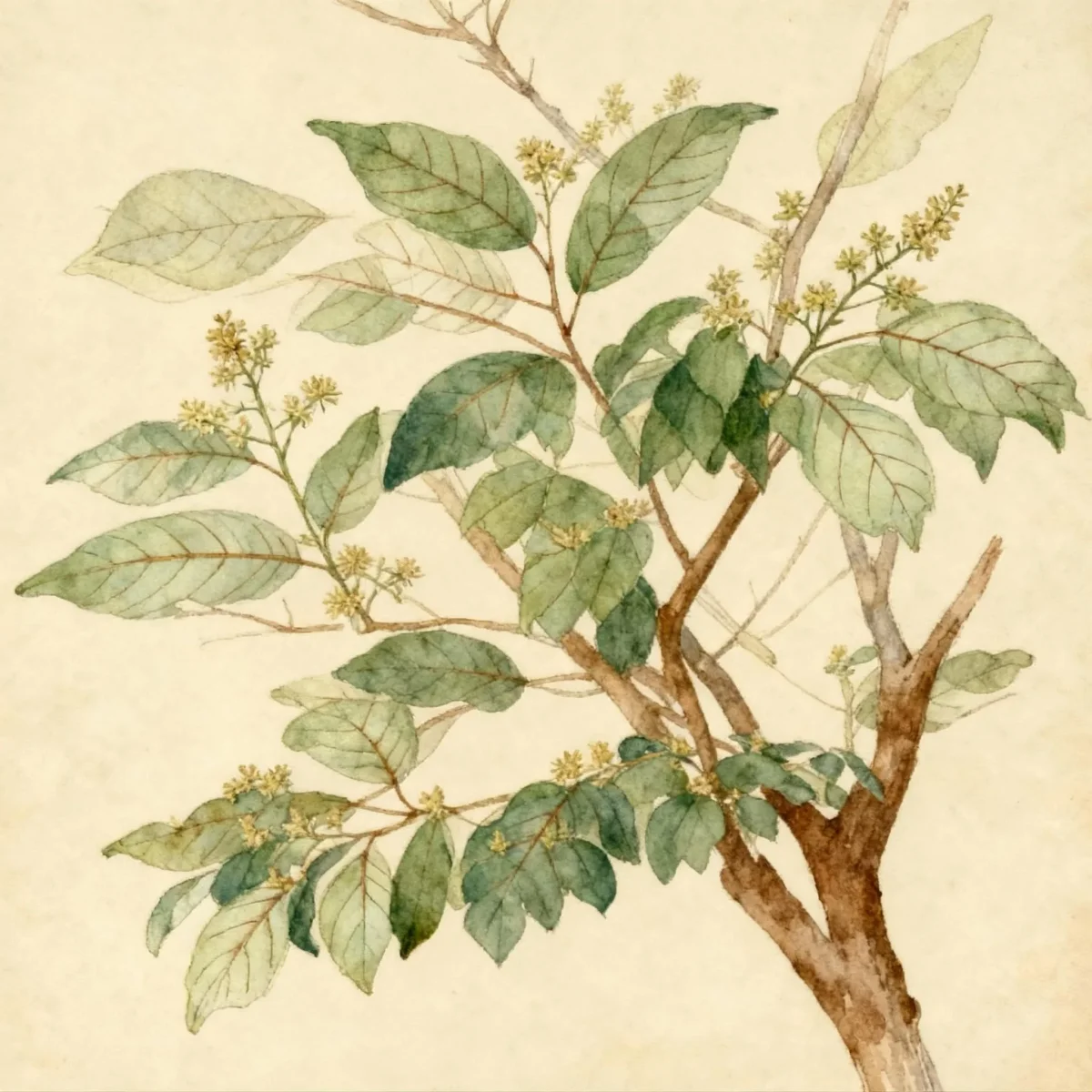 Food wrapper plant (Mallotus japonicus)