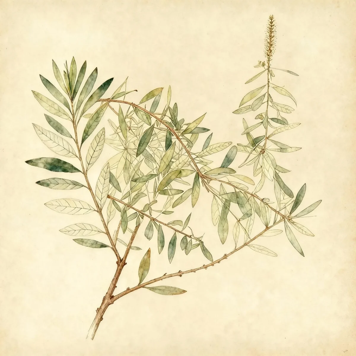 Bottlebrush bush (Callistemon acuminatus)