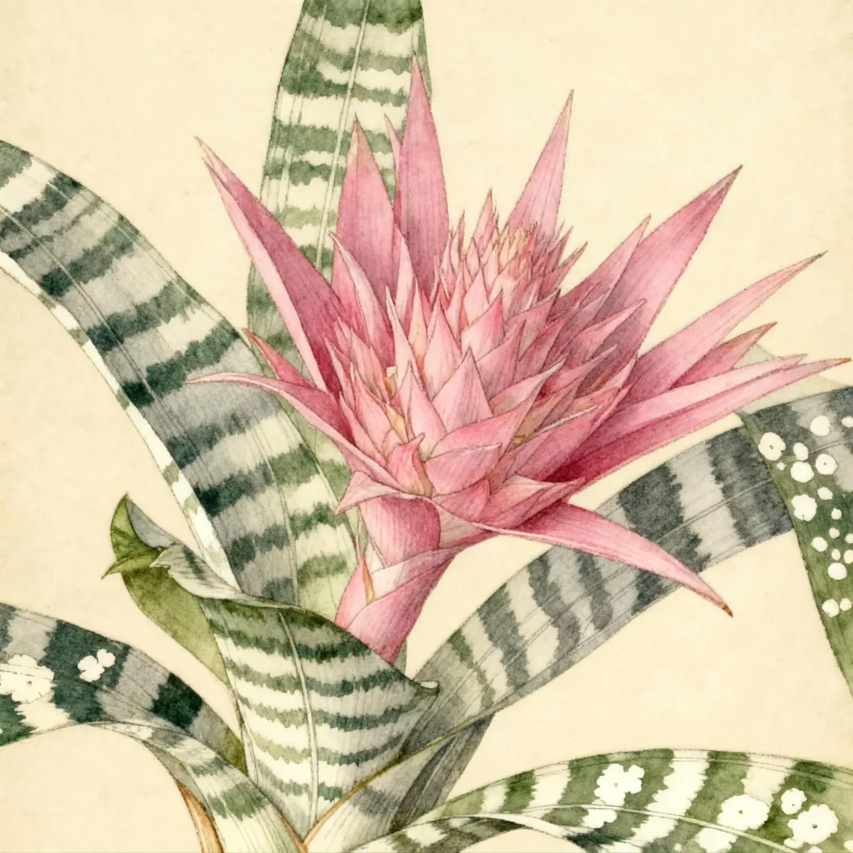 Urn plant (Aechmea fasciata)
