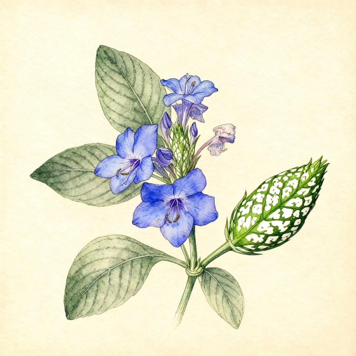 Blue sage (Eranthemum pulchellum)